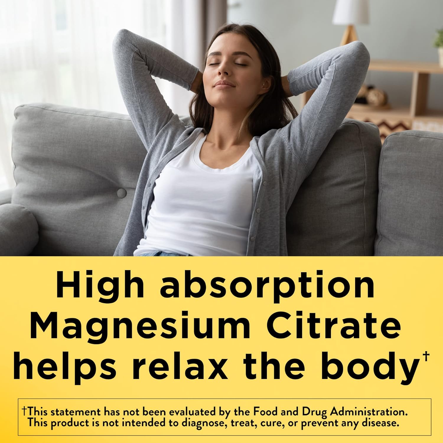 Nature Made High Absorption Magnesium Citrate 200 mg per serving, Magnesium Supplement for Muscle, Nerve, Bone and Heart Support, 60 Magnesium Gummies, 30 Day Supply - Image 4